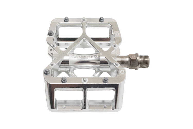 MKS Pedals Allways High Polished Silver | Soma Fab Shop